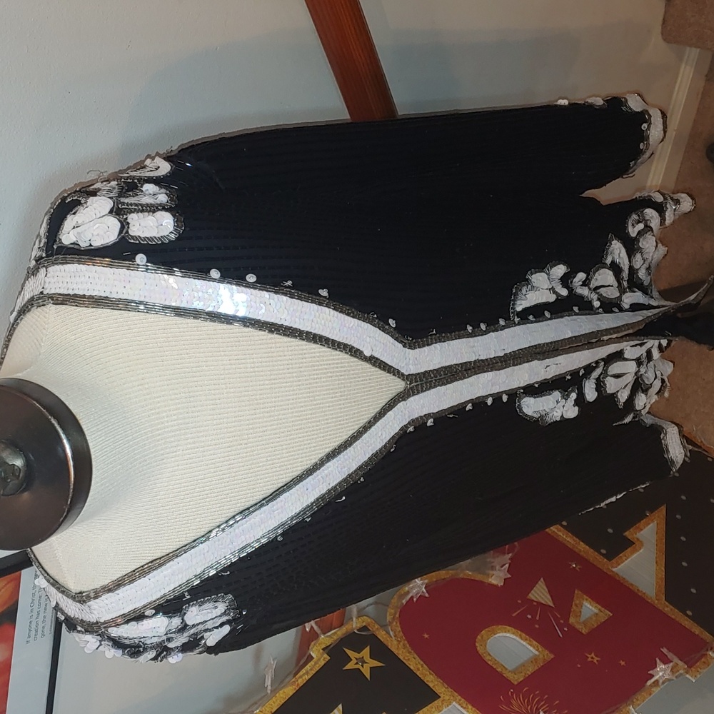 Scala Vintage Beaded Sequins Jacket Plus Size 2x - image 2